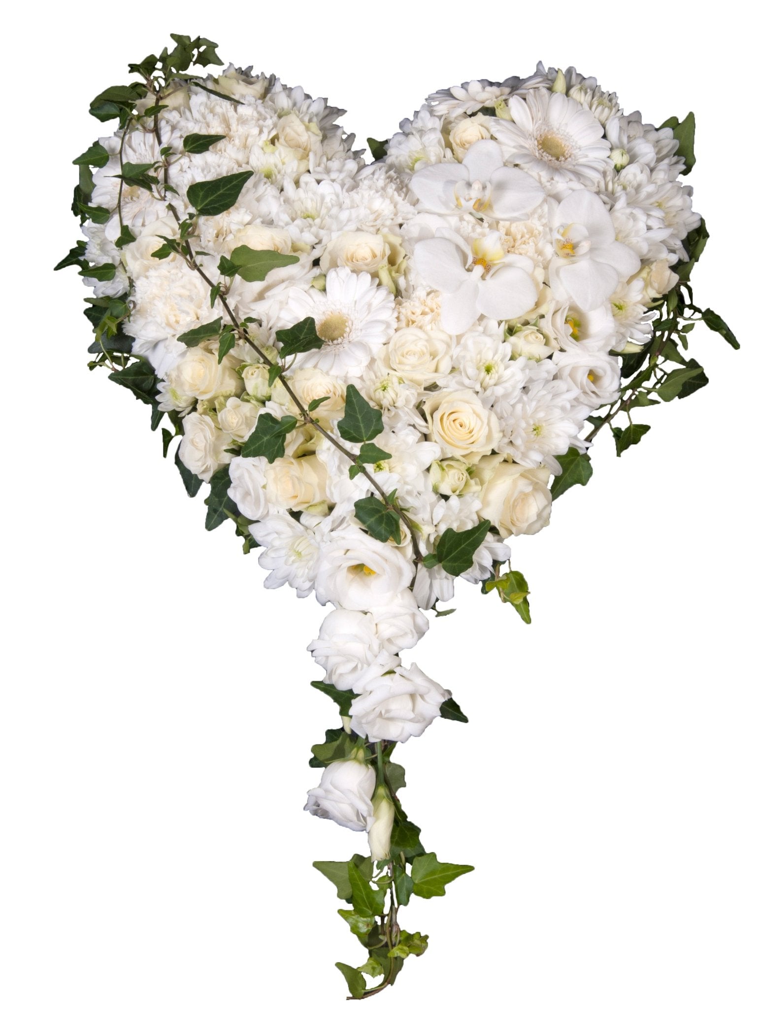 Hjerte HJ 03 - blomsterhjerte i rosa toner