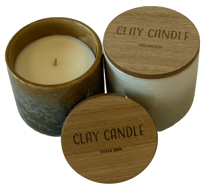 Clay Candle, scented candle