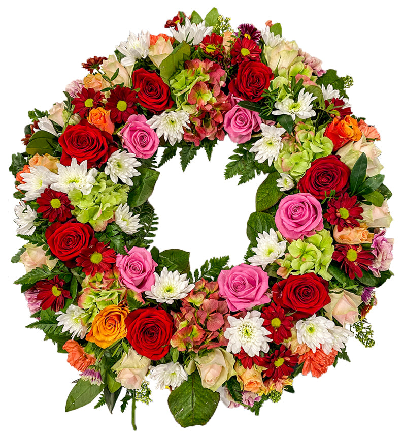 Krans KR 06 – krans i varme farger