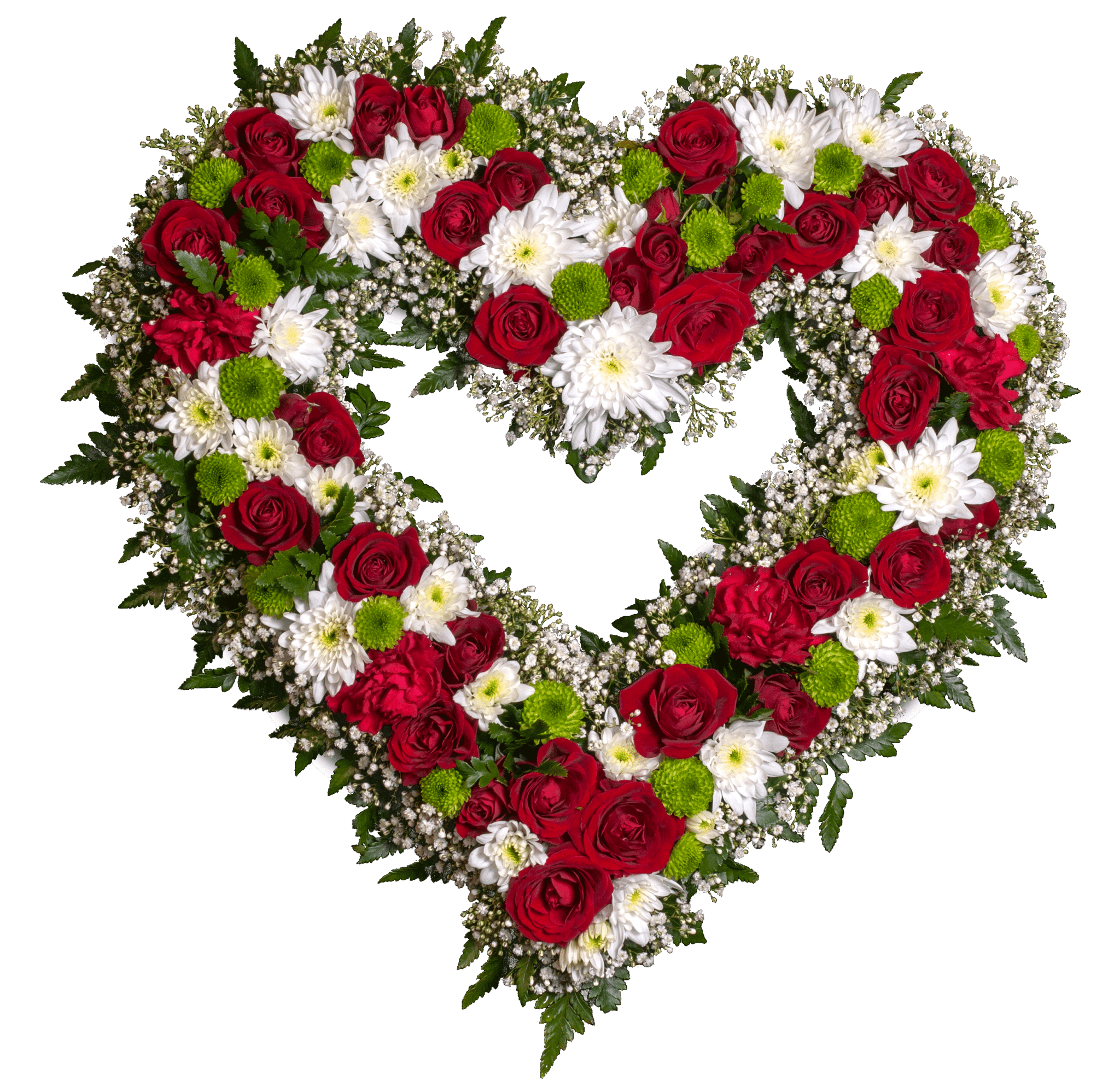 Hjerte HJ 09 - blomsterhjerte i rosa nyanser
